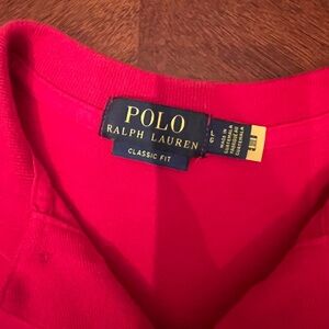 Polo Ralph Lauren Classic Fit Red Shirt